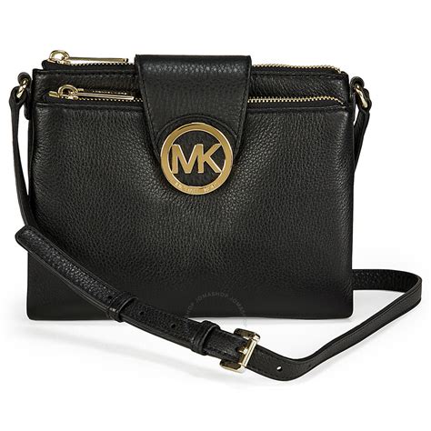 michael kors fulton crossbody blossom|Michael Kors black fulton handbags.